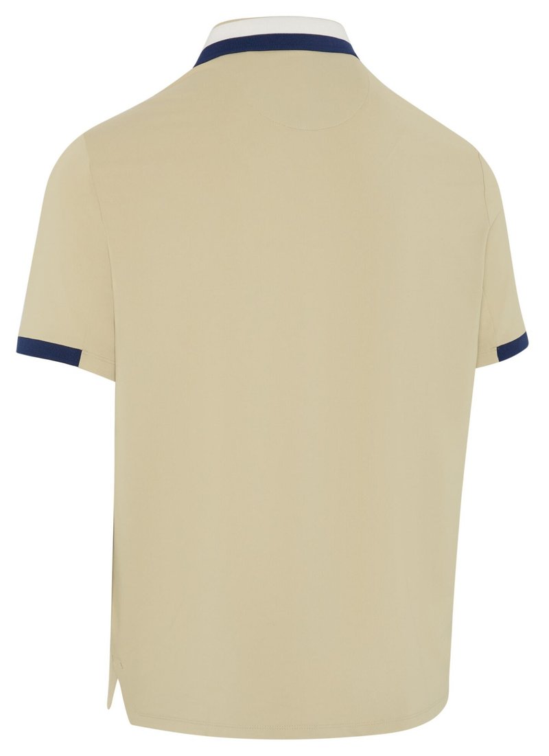 Callaway Mid Century Striped Rib Collar herr polo, fields of rye