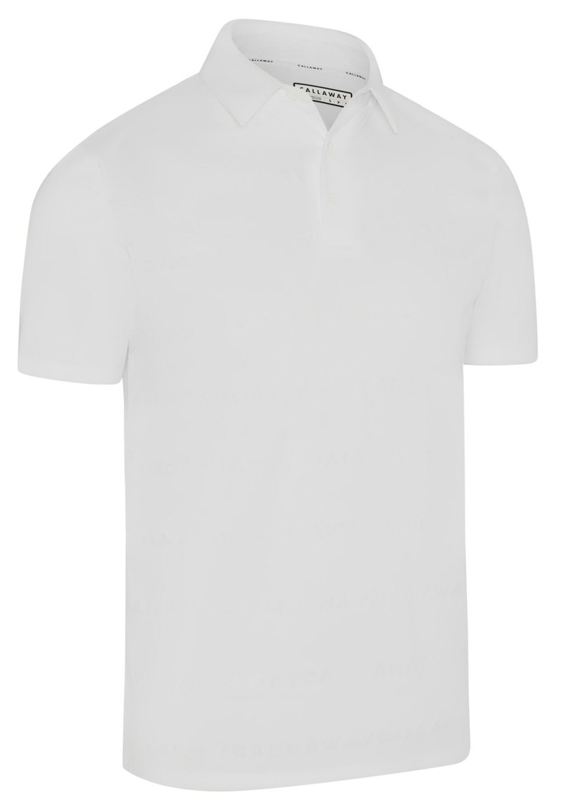 Callaway Mid Century Jacquard herr polo, bright white