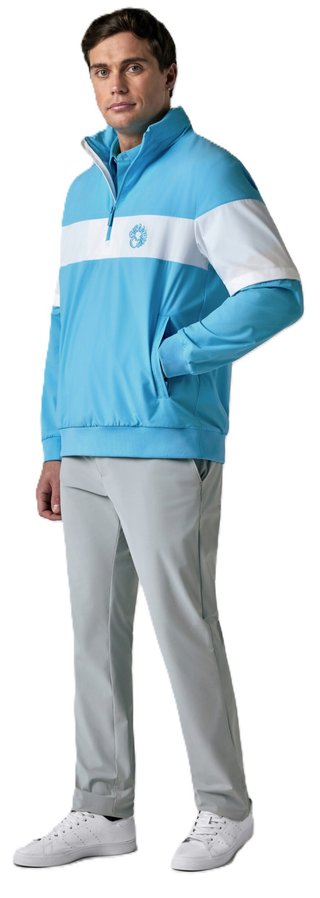 Callaway Modern Traveler Half Zip Convertible herr jacka, blue bossom
