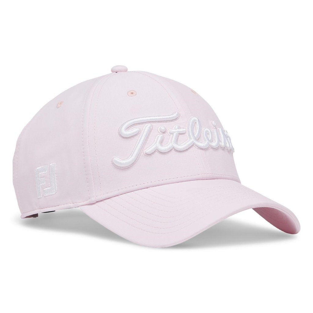 Titleist Tour Performance herr keps, pale pink/white