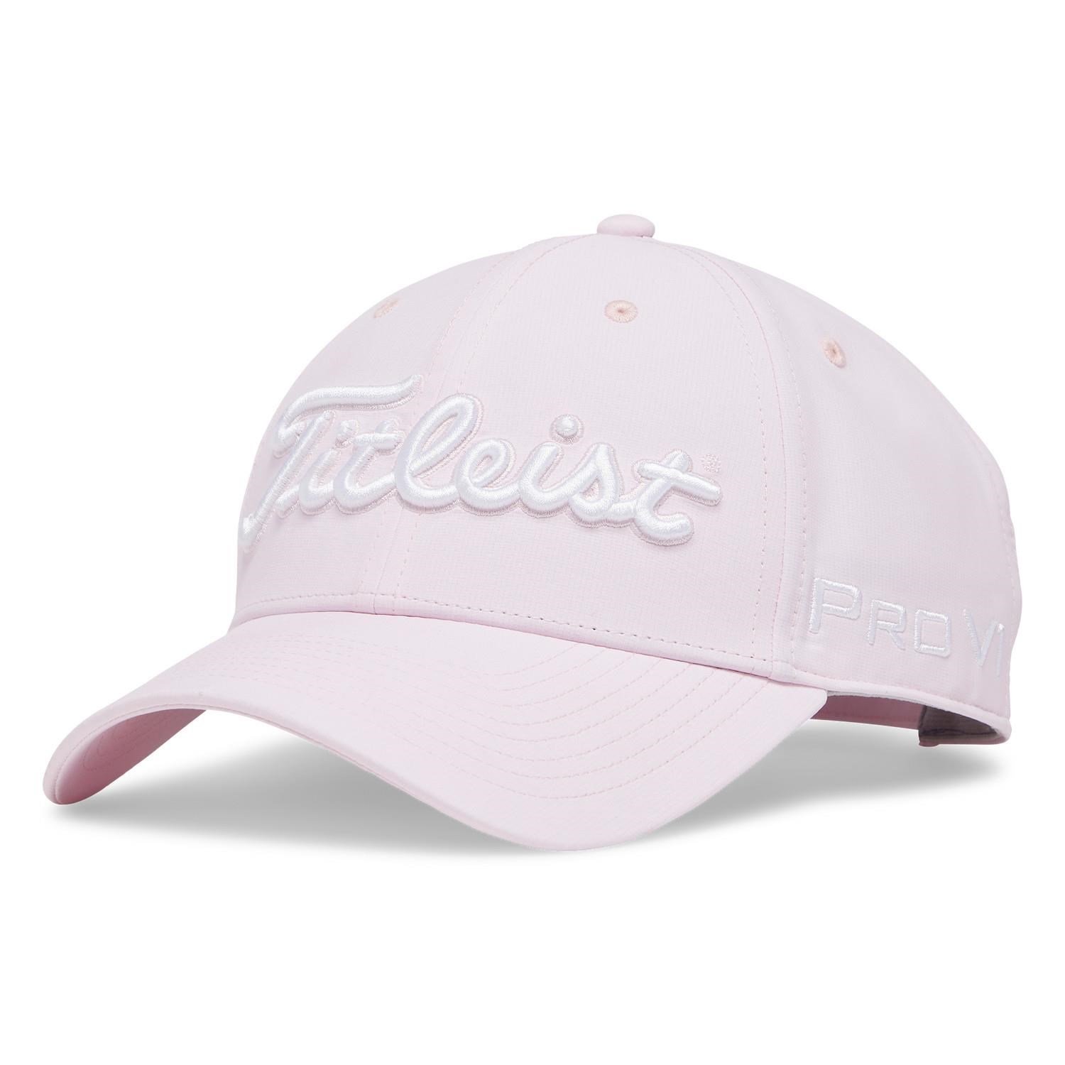 Titleist Tour Performance herr keps, pale pink/white