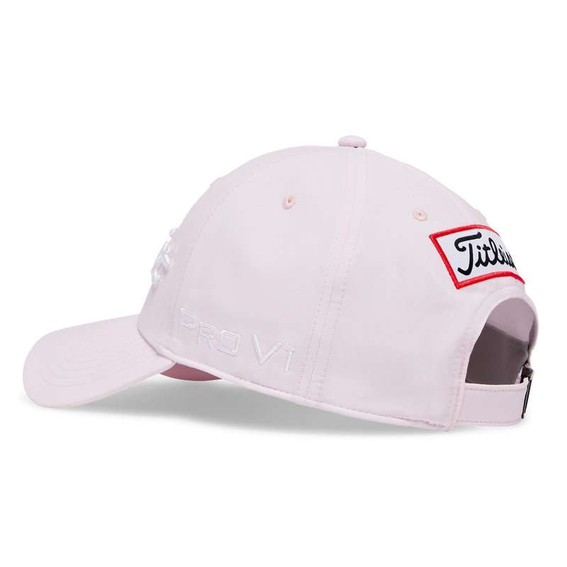 Titleist Tour Performance herr keps, pale pink/white