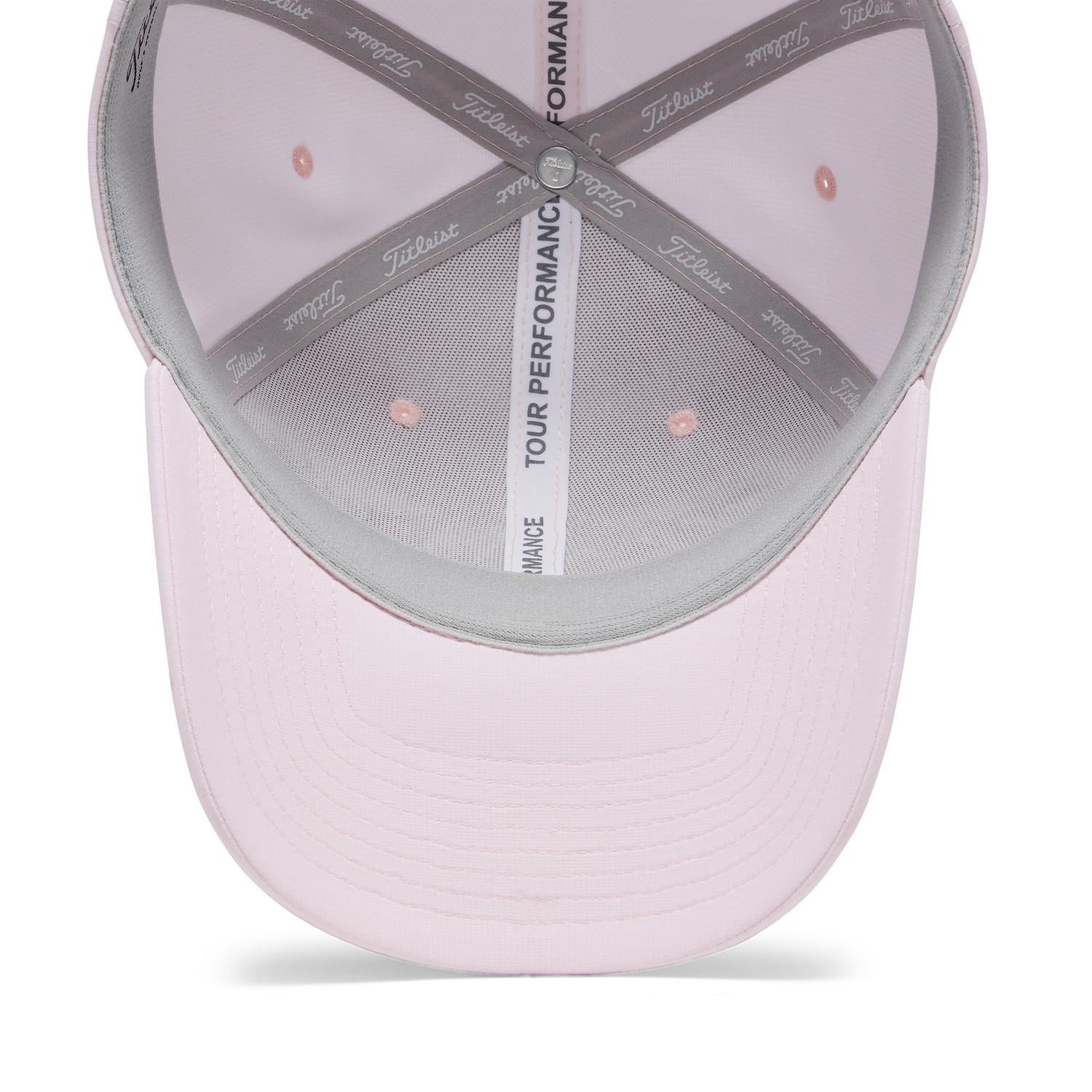 Titleist Tour Performance herr keps, pale pink/white