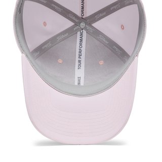 Titleist Tour Performance herr keps, pale pink/white