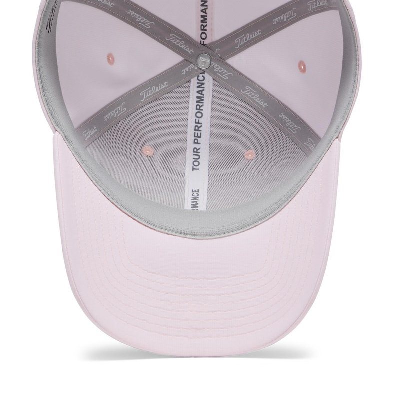 Titleist Tour Performance herr keps, pale pink/white