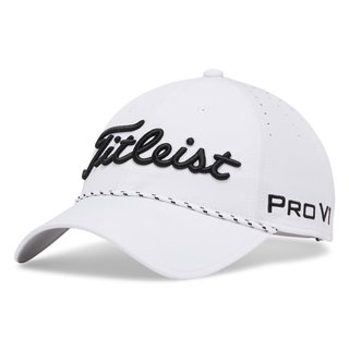 Titleist Tour Breezer herr keps, vit/svart