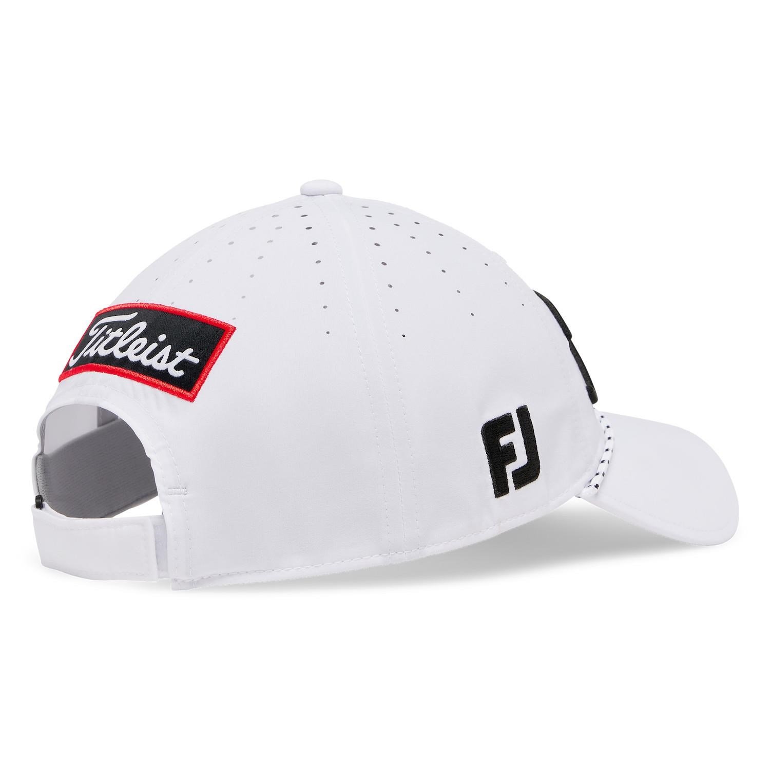 Titleist Tour Breezer herr keps, vit/svart