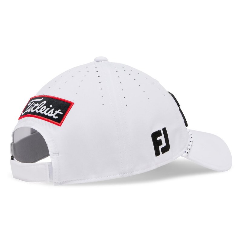 Titleist Tour Breezer herr keps, vit/svart