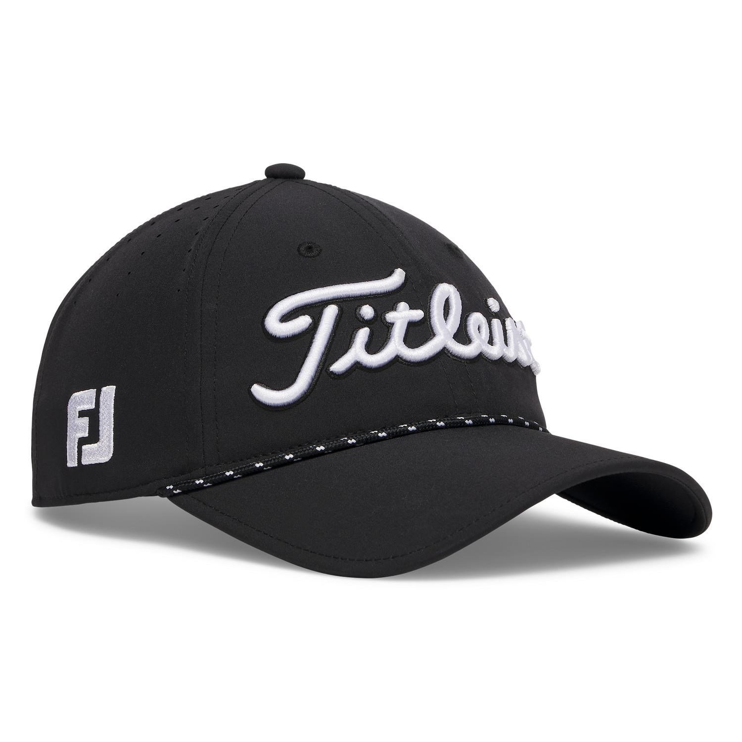 Titleist Tour Breezer herr golfkeps, svart
