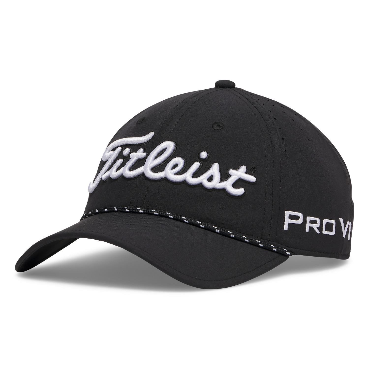 Titleist Tour Breezer herr golfkeps, svart