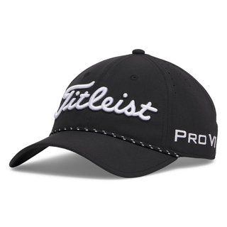 Titleist Tour Breezer herr golfkeps, svart