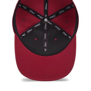 Titleist Players Ball Marker herr keps, karmosin/vit