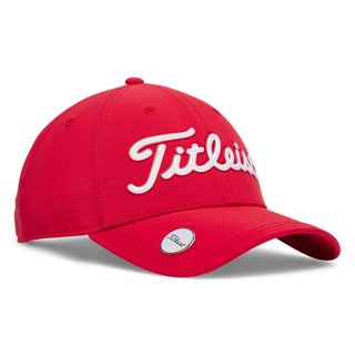Titleist Players Ball Marker herr keps, röd/vit
