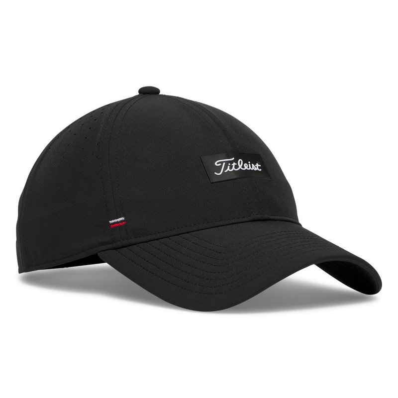Titleist Charleston Breezer herr keps, svart/svart/vit