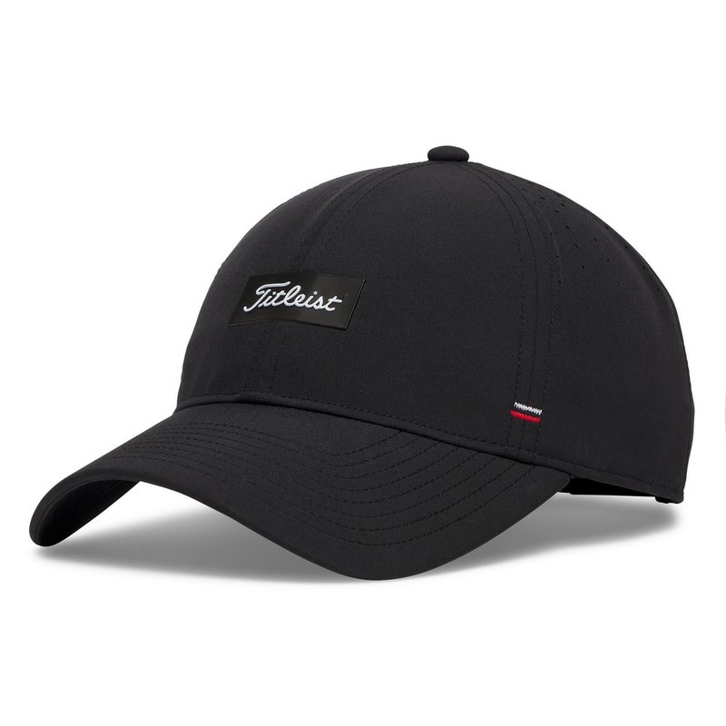 Titleist Charleston Breezer herr keps, svart/svart/vit