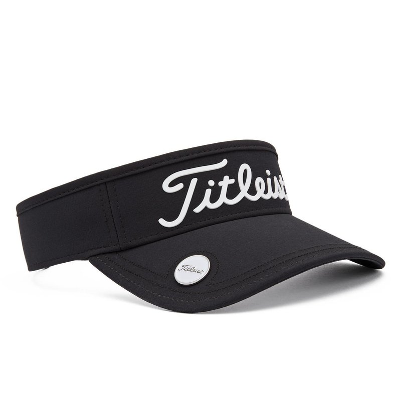 Titleist Players Ball Marker unisex visir, svart/vit