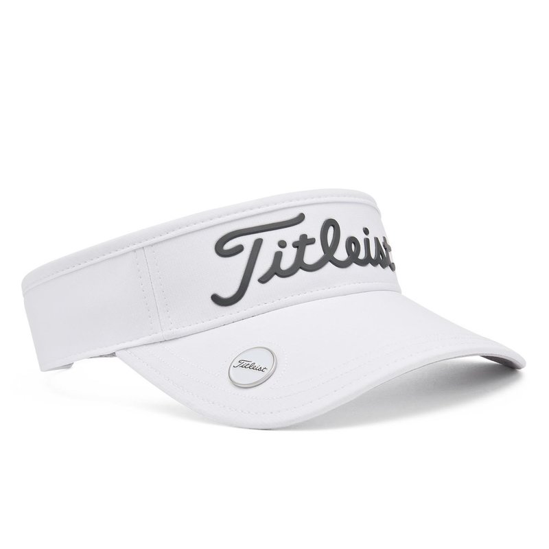 Titleist Players Ball Marker unisex visir, white/charcoal