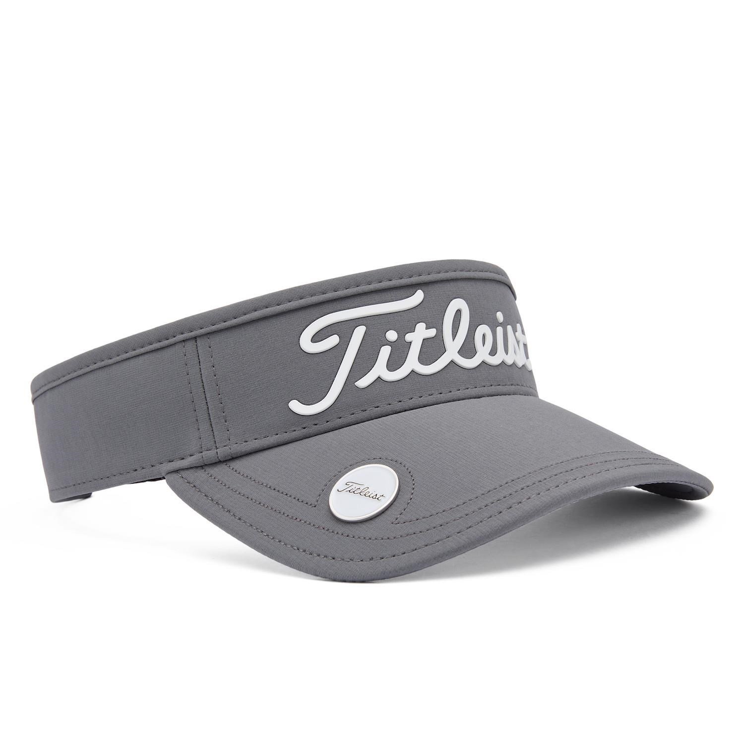 Titleist Players Ball Marker unisex skärm, kol/vit