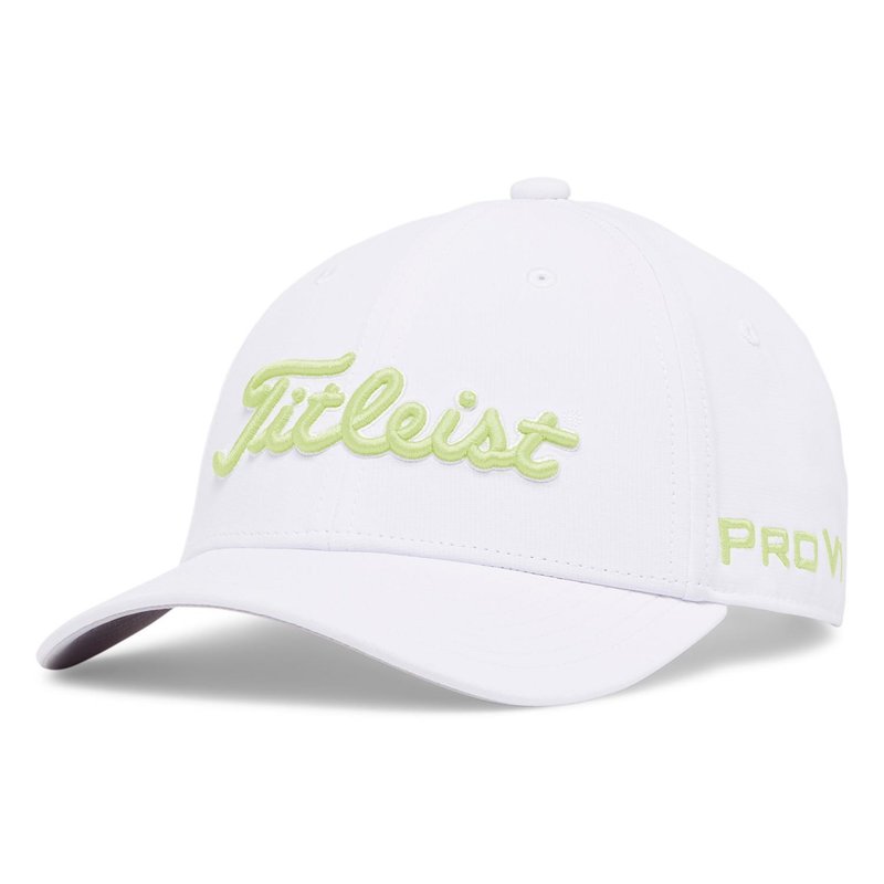 Titleist Junior Tour Performance junior keps, vit/ljuslime