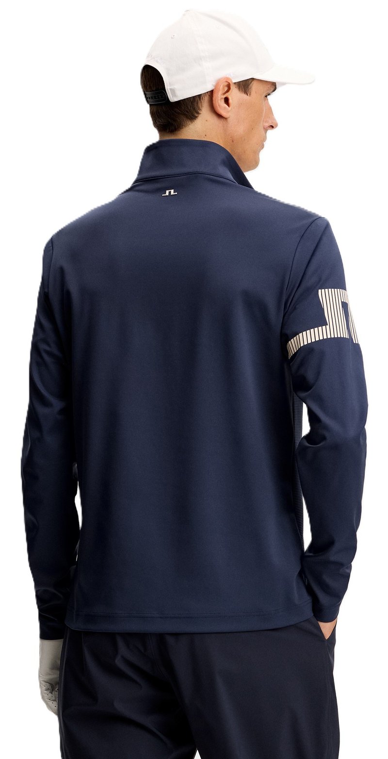 J.Lindeberg Heath Strike Mid Layer herr sweatshirt, JL Navy