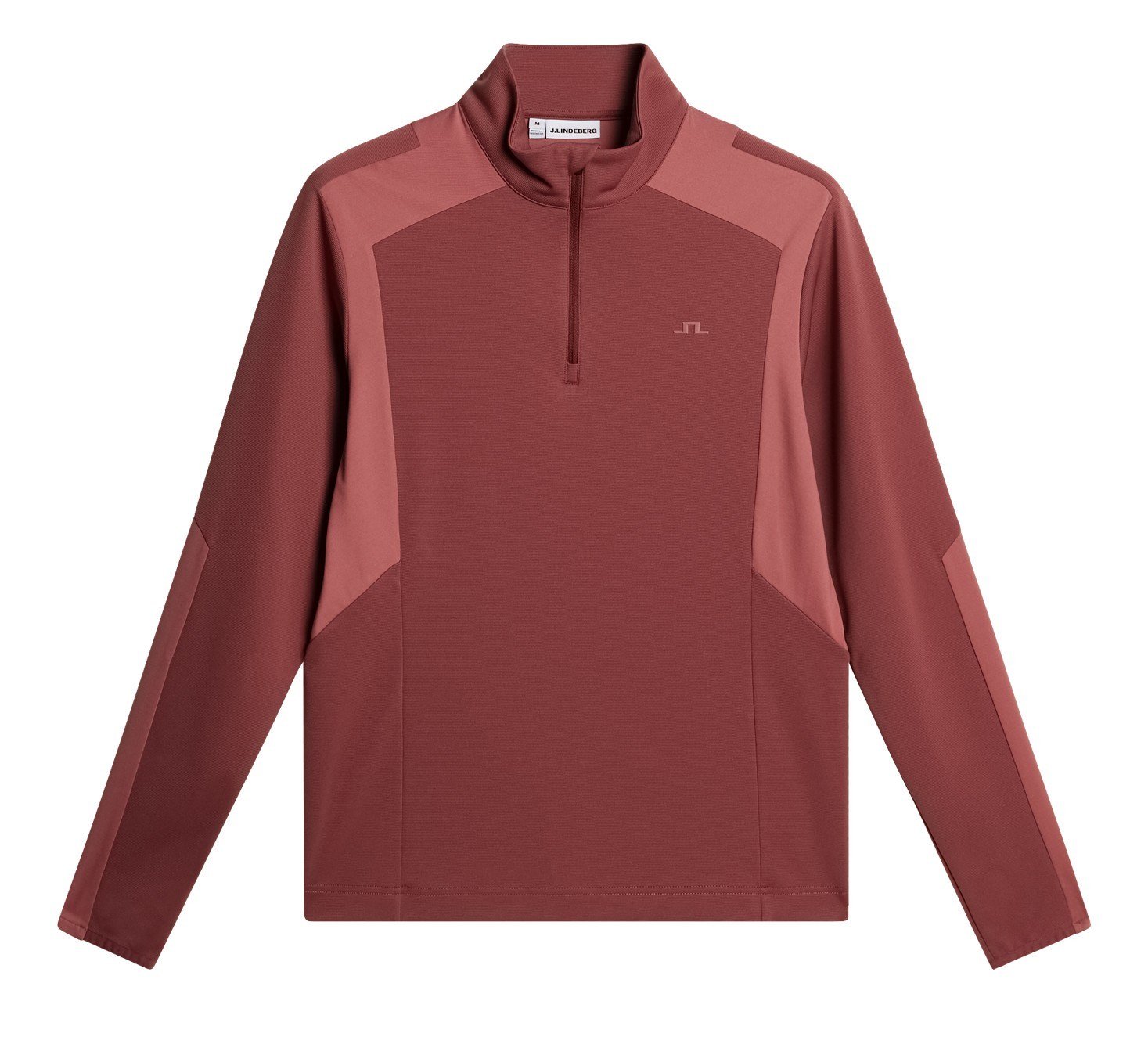 J.Lindeberg Lukas Quarter Zip herr sweatshirt, apple butter