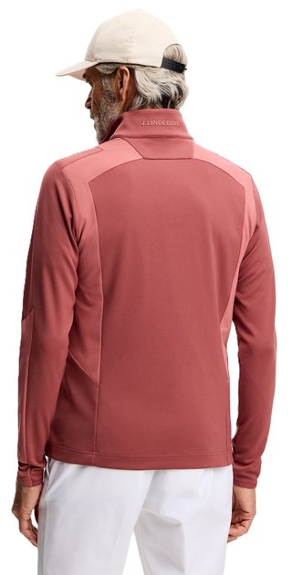 J.Lindeberg Lukas Quarter Zip herr sweatshirt, apple butter