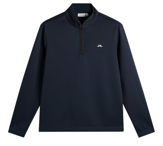 J.Lindeberg Clide Quarter Zip Mid Layer herr sweatshirt, JL Navy