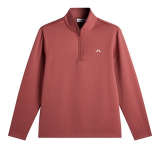 J.Lindeberg Clide Quarter Zip herr sweatshirt, apple butter