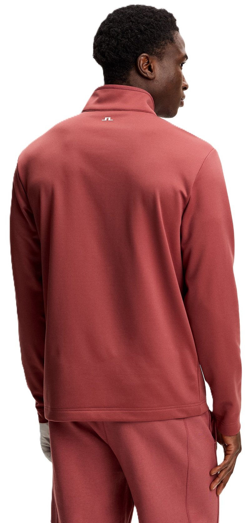 J.Lindeberg Clide Quarter Zip herr sweatshirt, apple butter