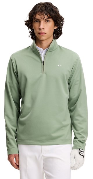 J.Lindeberg Clide Quarter Zip herr midlayer, hedge green