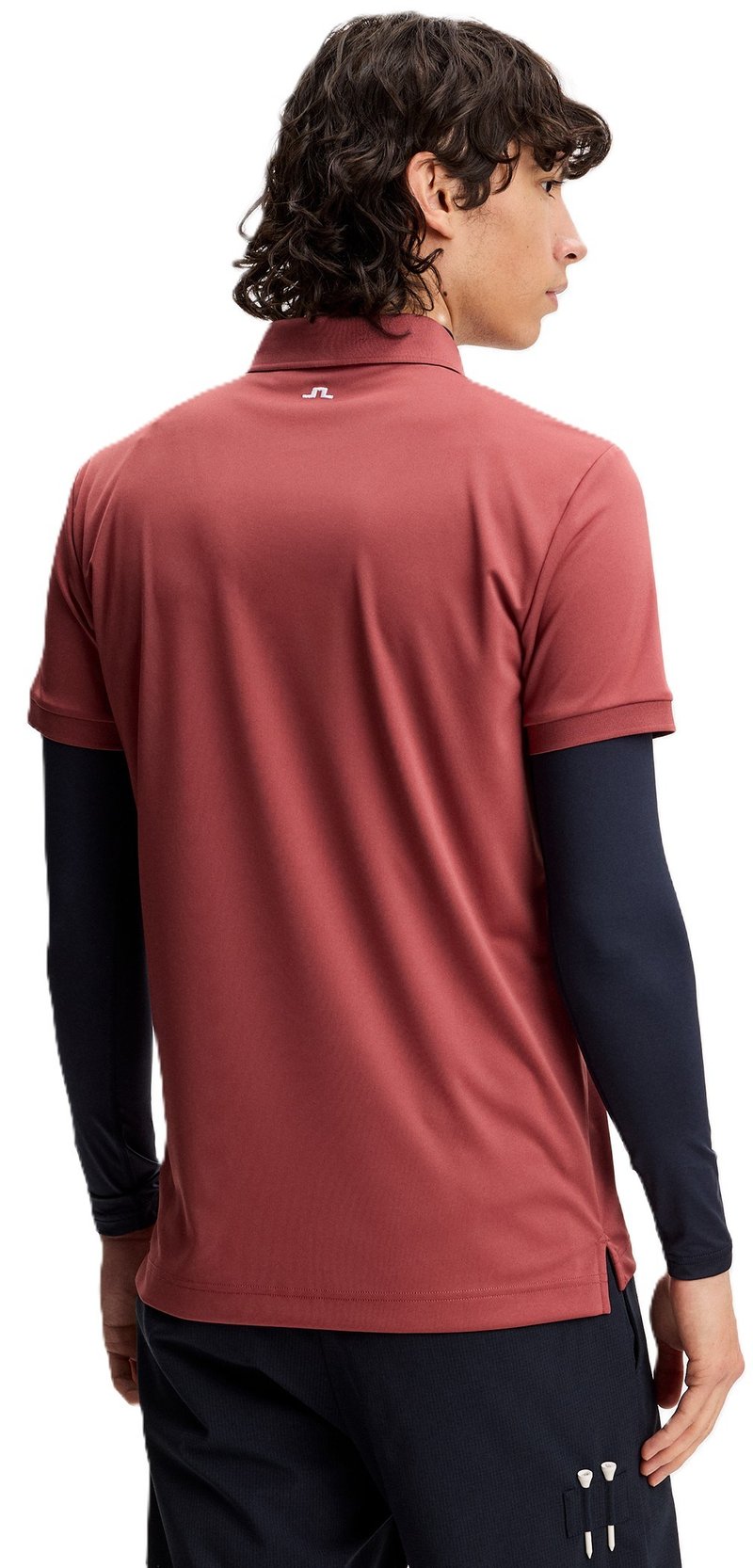 J.Lindeberg Tour Tech Slim Fit herr polo, apple butter