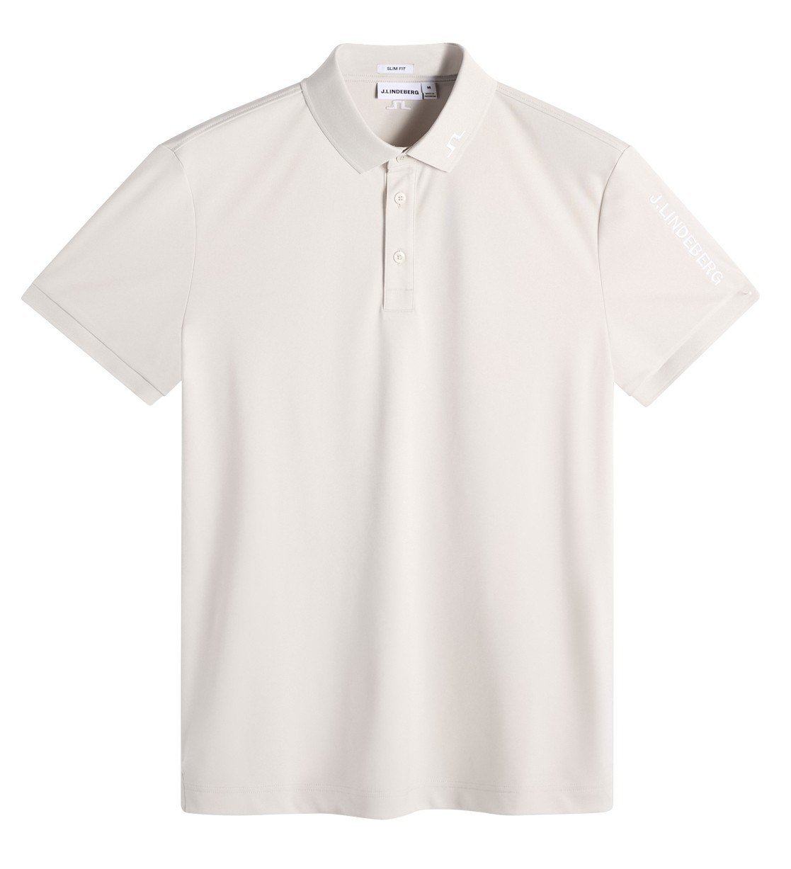 J.Lindeberg Tour Tech Slim Fit herr polo, moonbeam