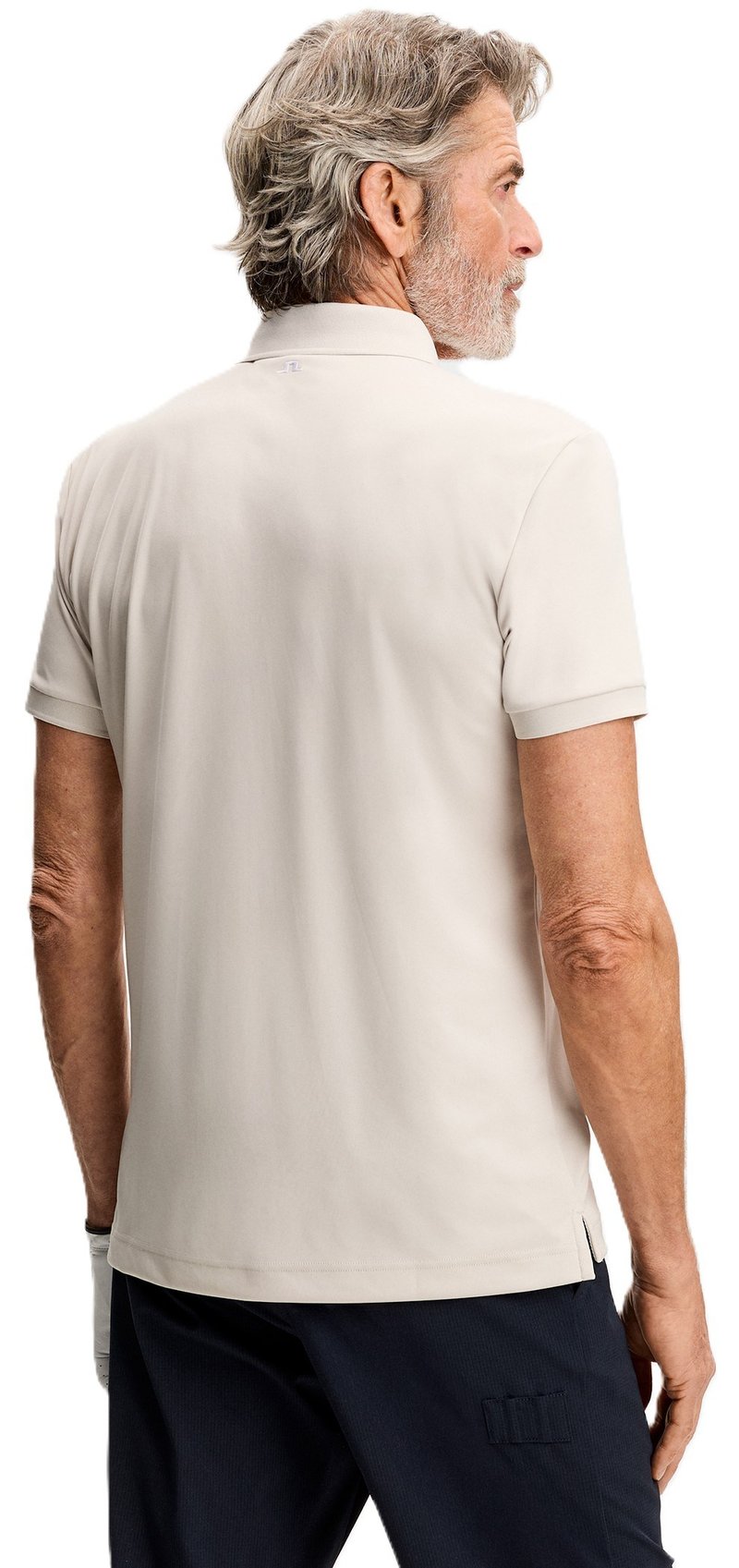 J.Lindeberg Tour Tech Slim Fit herr polo, moonbeam