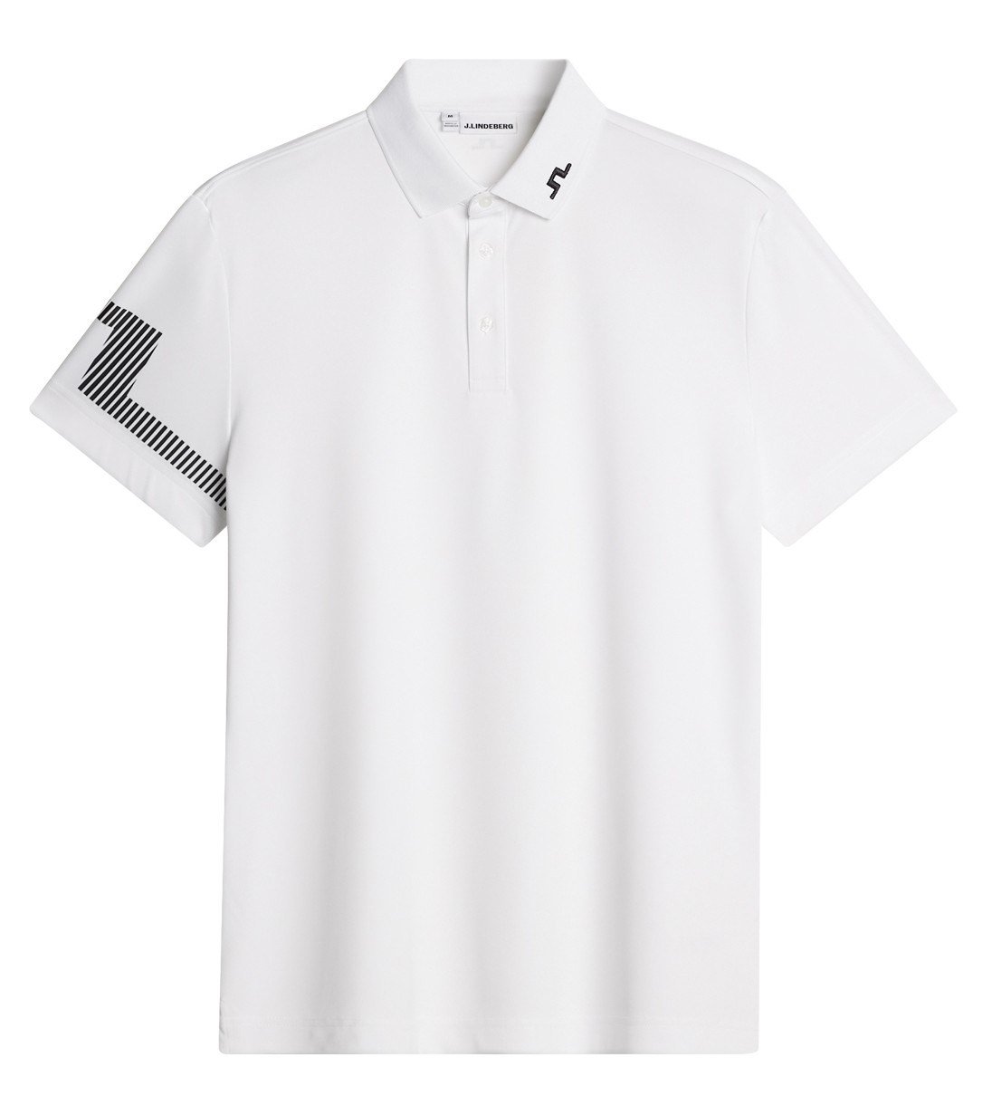 J.Lindeberg Heath herr polo, vit