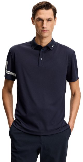 J.Lindeberg Heath herr polo, JL Navy