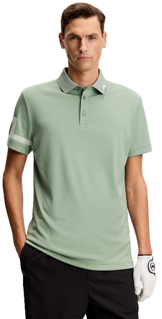 J.Lindeberg Heath herr polo, hedge green