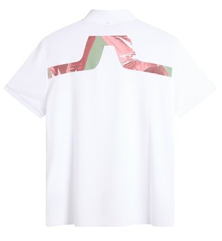 J.Lindeberg KV Print herr polo, paradise hedge green