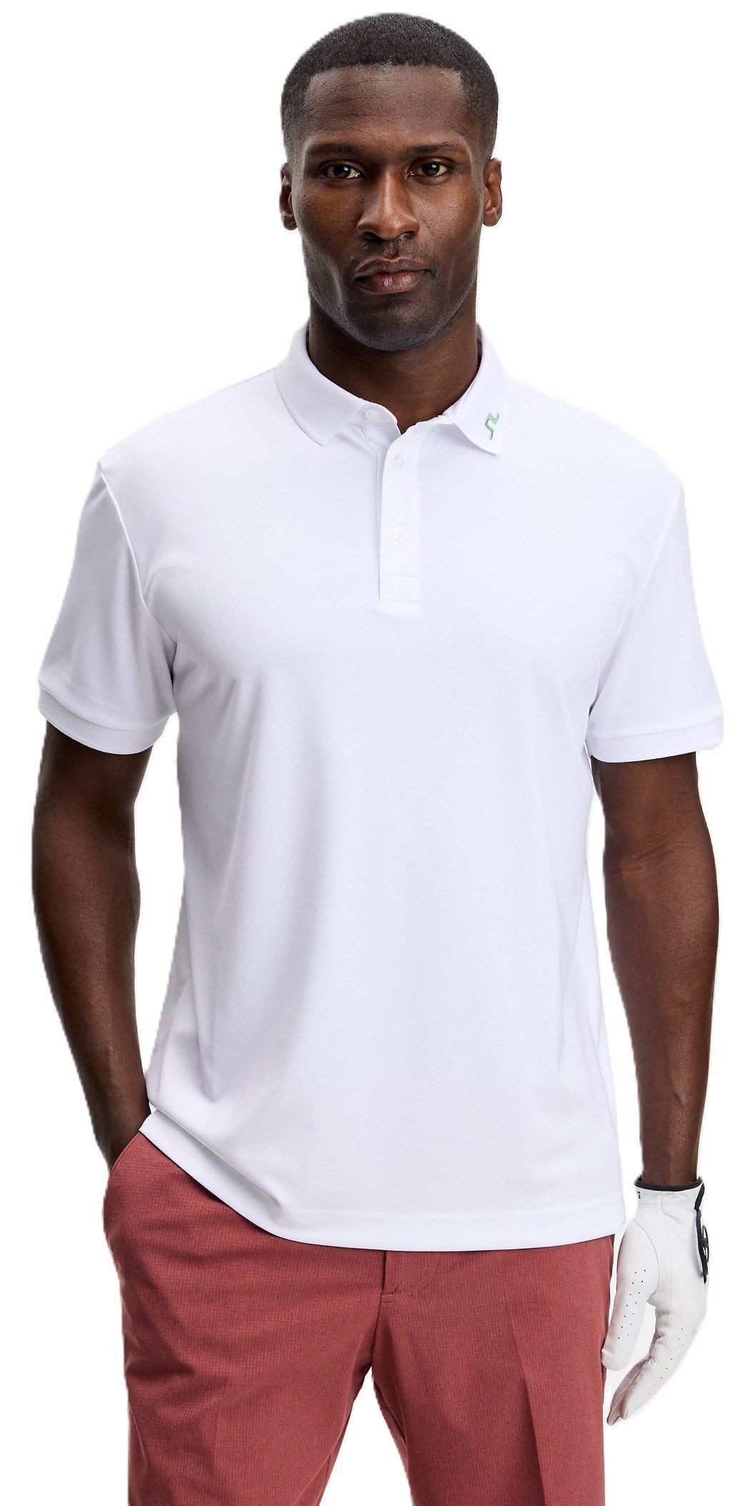 J.Lindeberg KV Print herr polo, paradise hedge green
