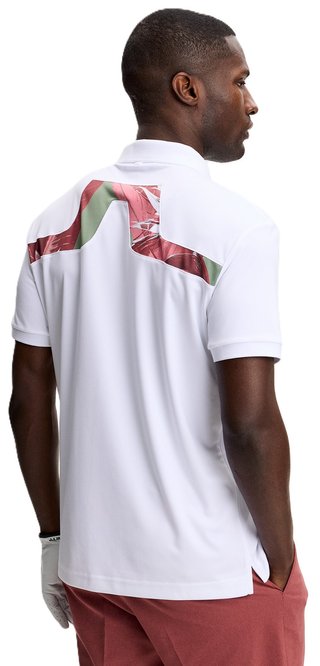 J.Lindeberg KV Print herr polo, paradise hedge green
