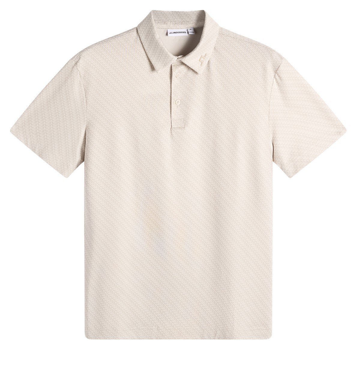 J.Lindeberg Tod Print herr polo, flight bridge moonbeam