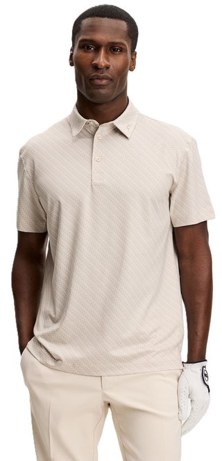 J.Lindeberg Tod Print herr polo, flight bridge moonbeam