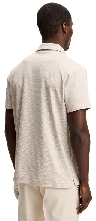 J.Lindeberg Tod Print herr polo, flight bridge moonbeam