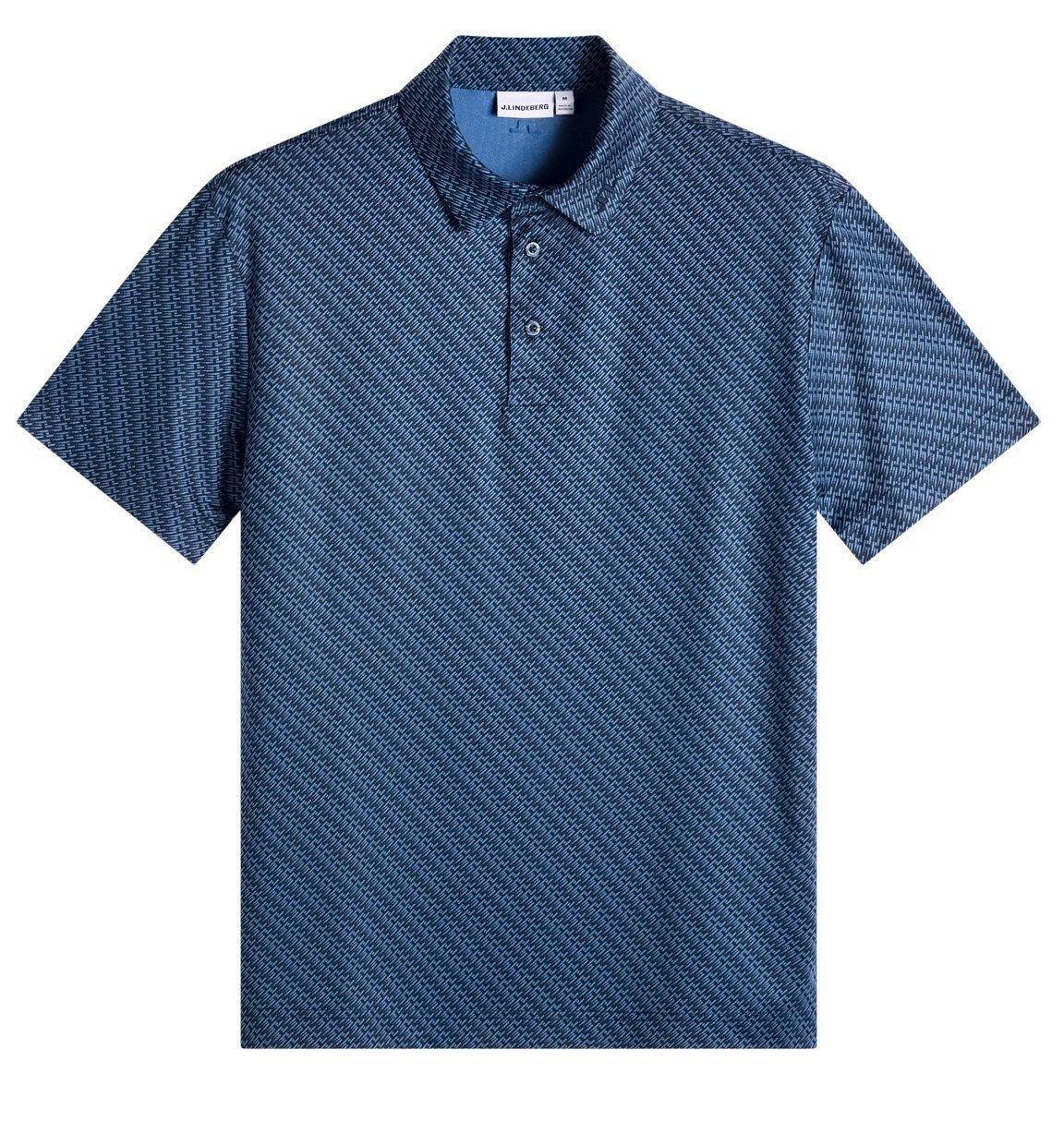 J.Lindeberg Tod Print herr polo, flight bridge navy fed