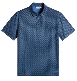 J.Lindeberg Tod Print herr polo, flight bridge navy fed
