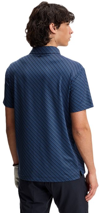 J.Lindeberg Tod Print herr polo, flight bridge navy fed
