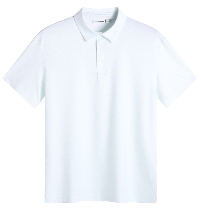 J.Lindeberg Tod Print herr polo, flight bridge white sky