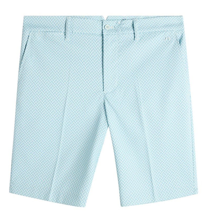 J.Lindeberg Eloy Print herr shorts, bridge stack skylight