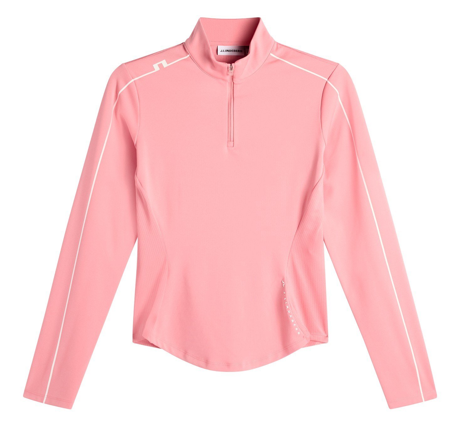 J.Lindeberg Adiola Quarter Zip Mid Layer dam sweatshirt, flamingo plume