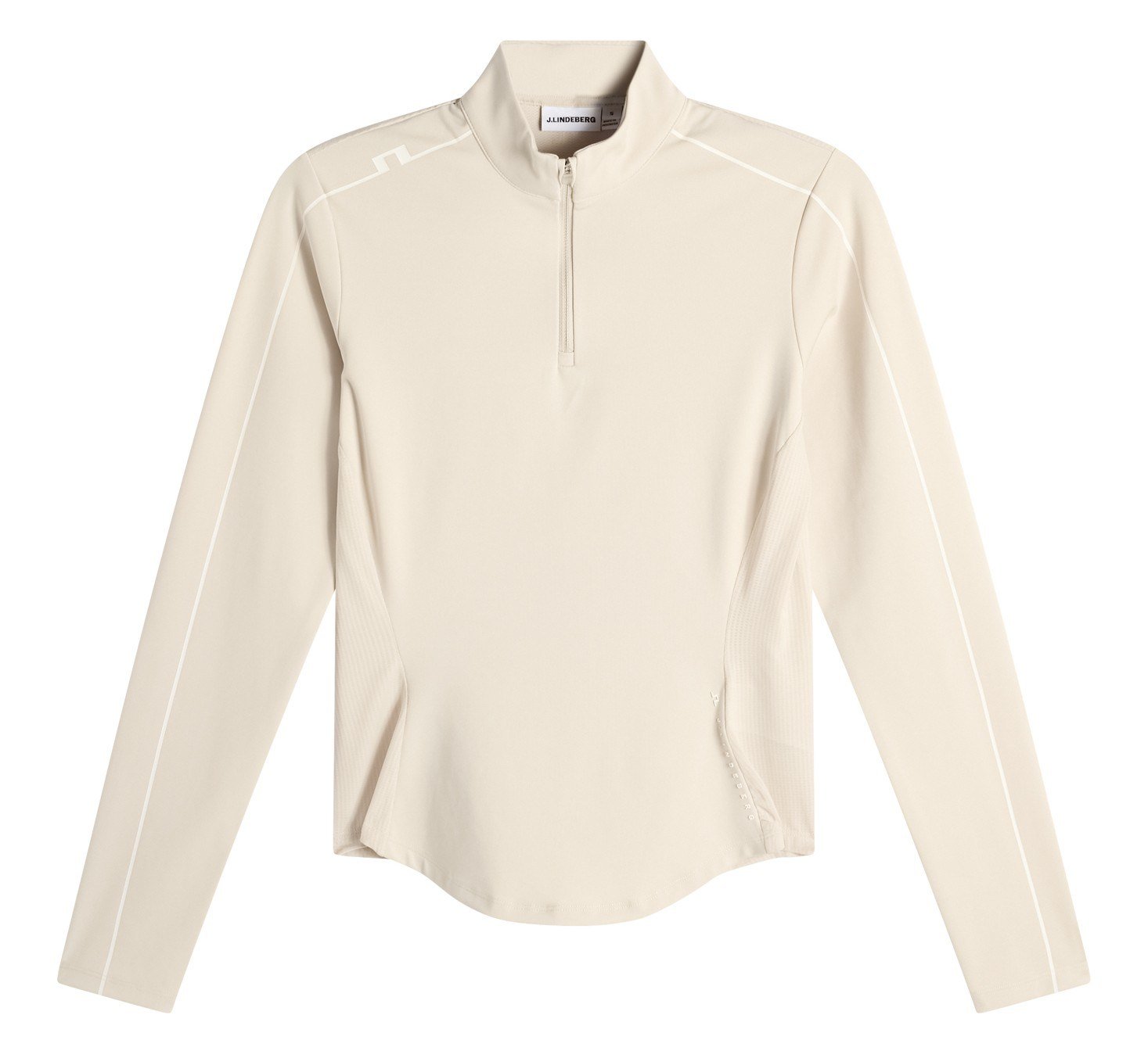 J.Lindeberg Adiola Quarter Zip Mid Layer damtröja, moonbeam