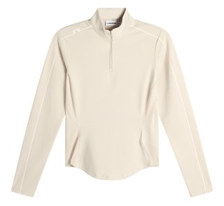 J.Lindeberg Adiola Quarter Zip Mid Layer damtröja, moonbeam